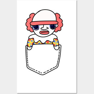 Pocket Clown Posters and Art